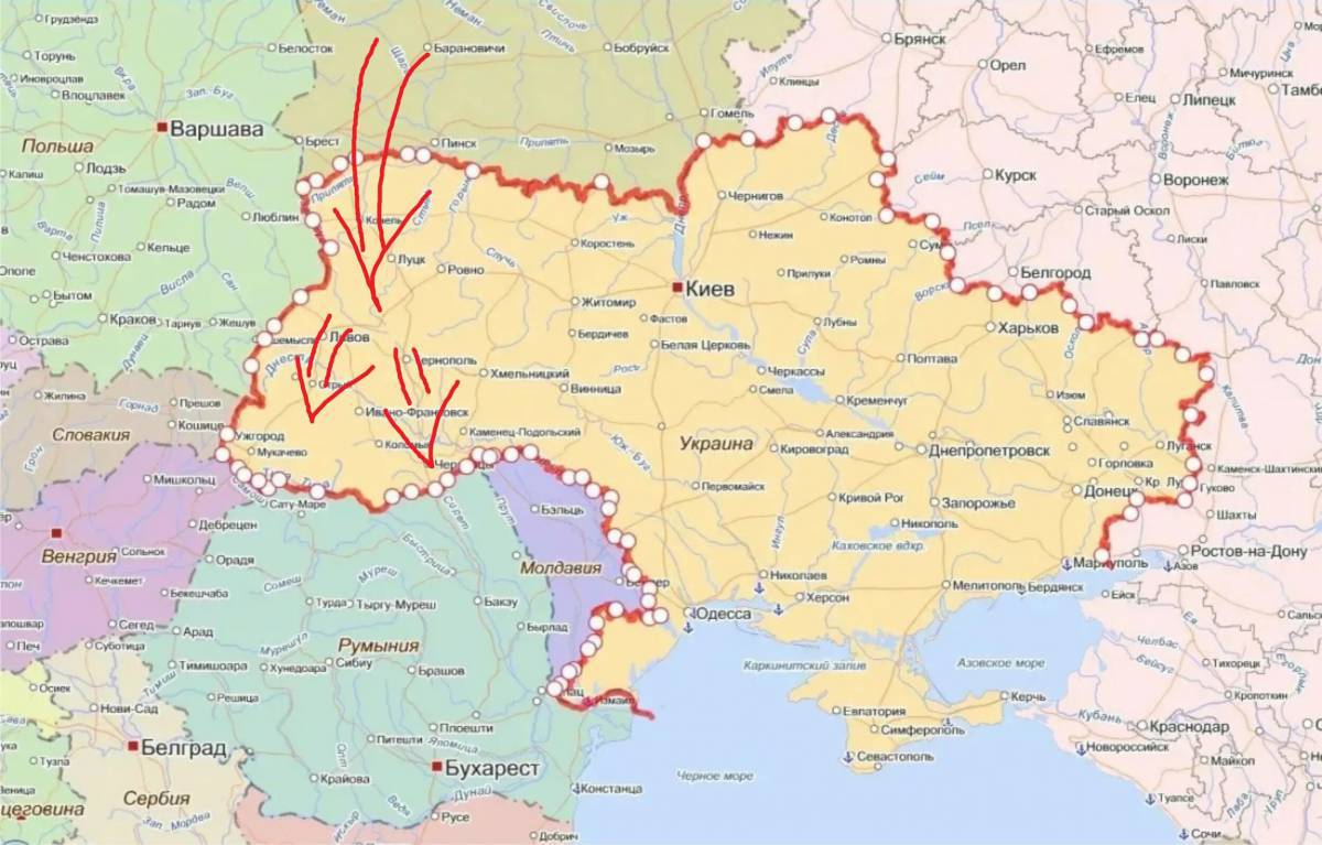 Карта украины #15