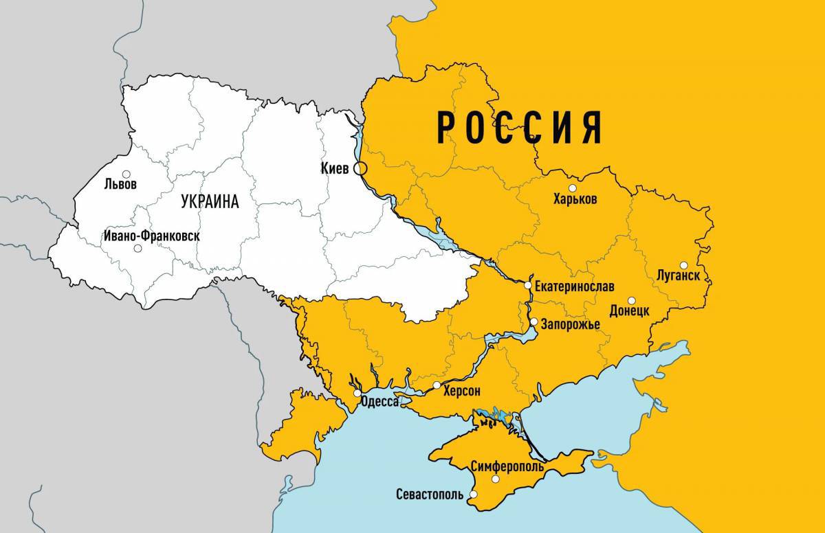 Карта украины #20
