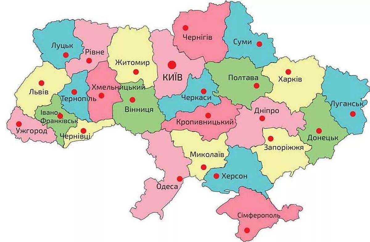 Карта украины #25