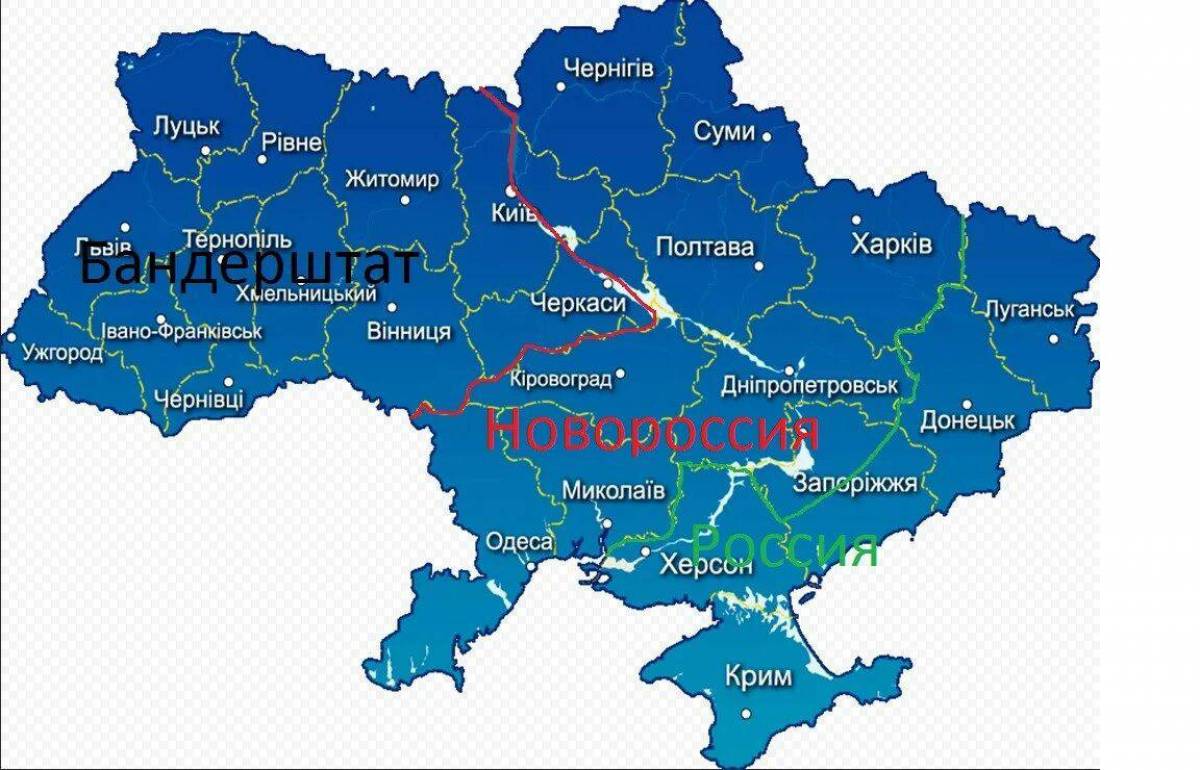 Карта украины #31