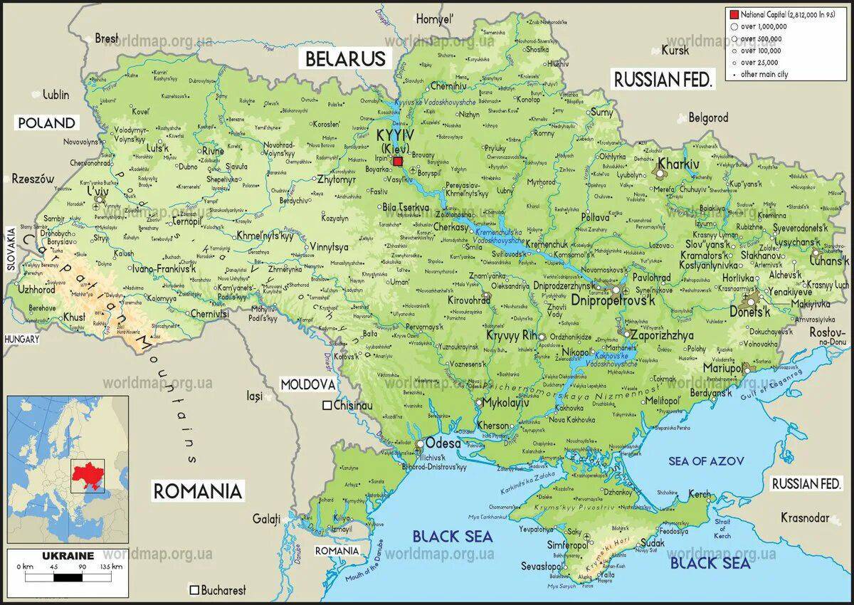 Карта украины #33