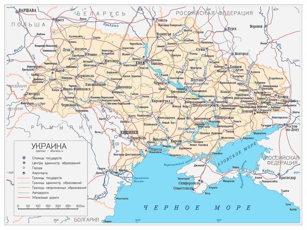 Карта украины #35