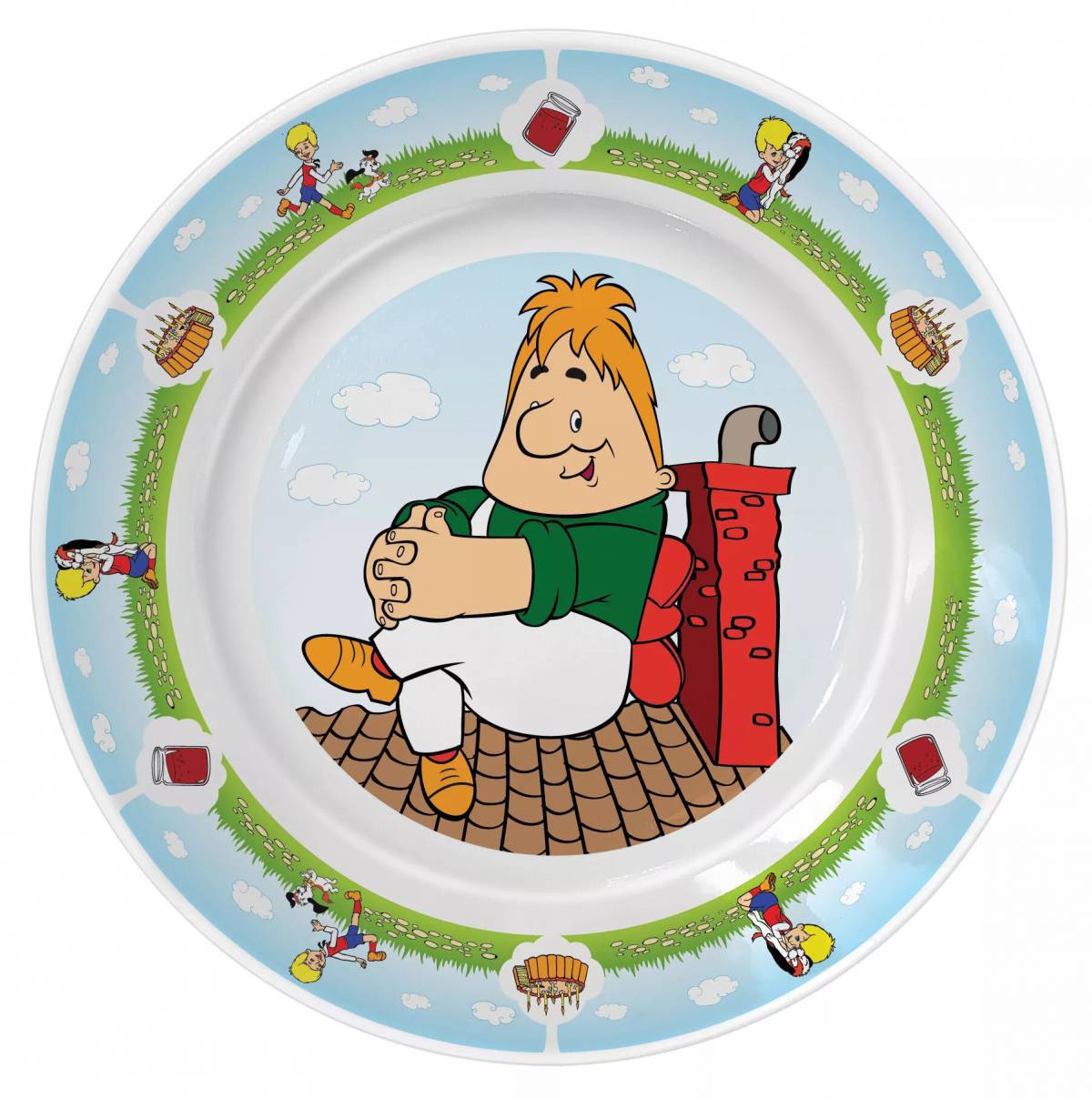 Картинка для детей тарелка #8