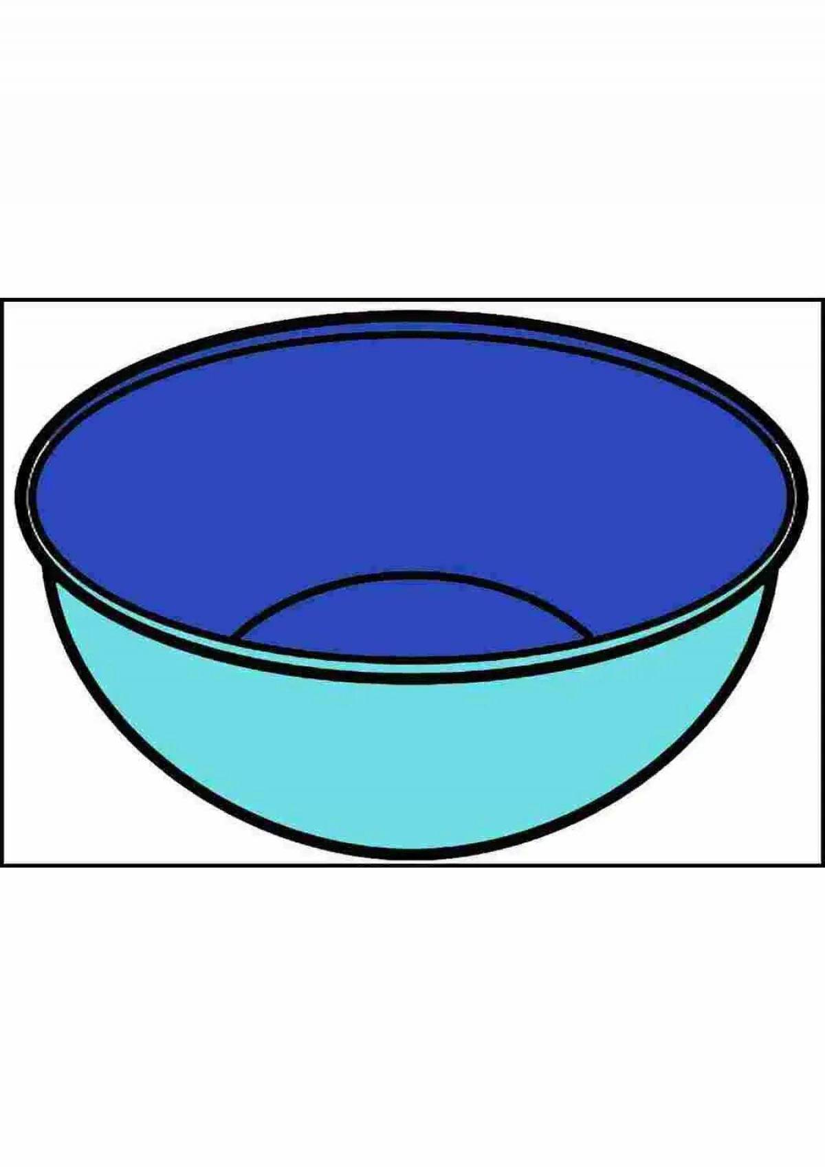 Картинка для детей тарелка #9