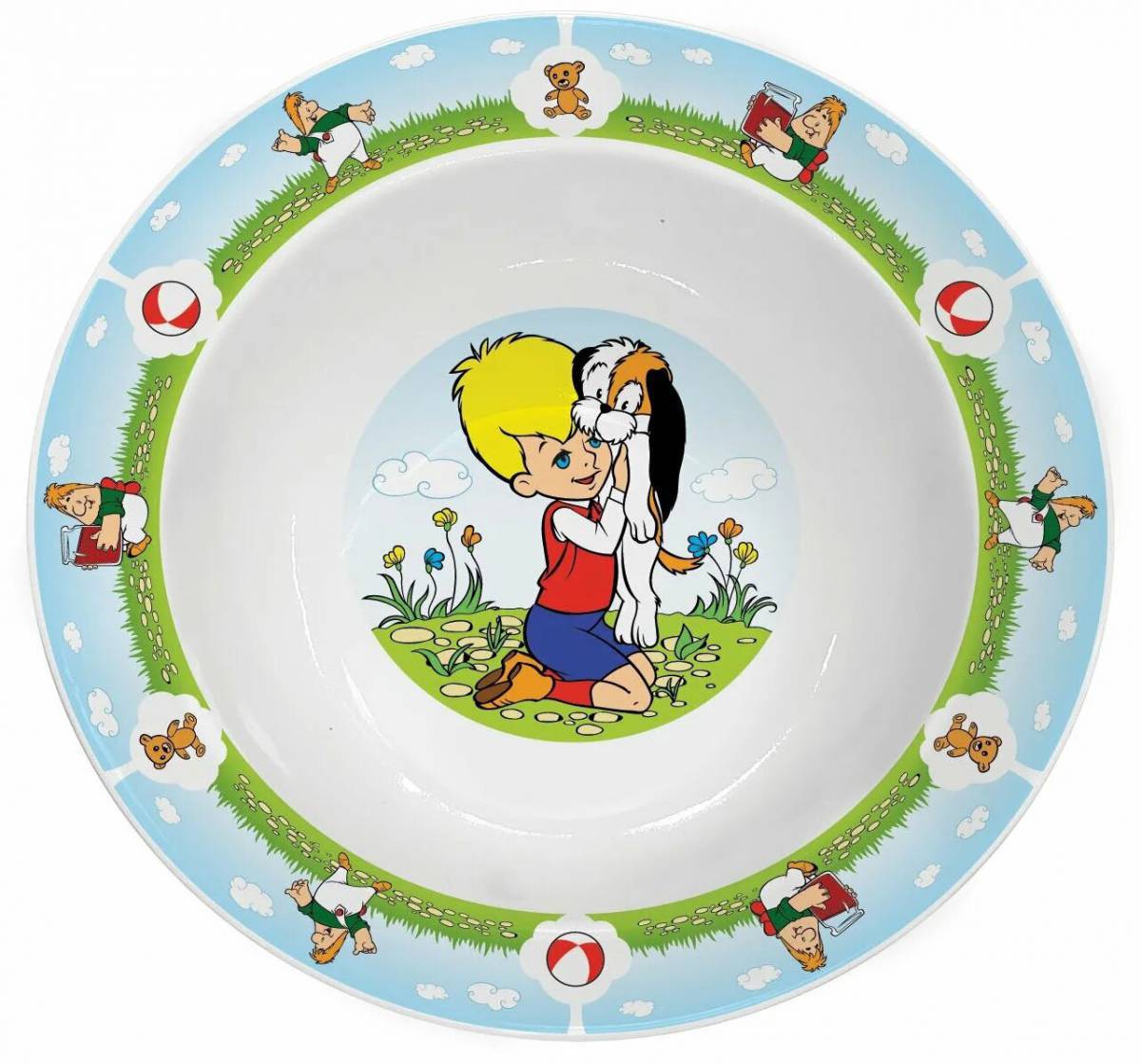 Картинка для детей тарелка #12
