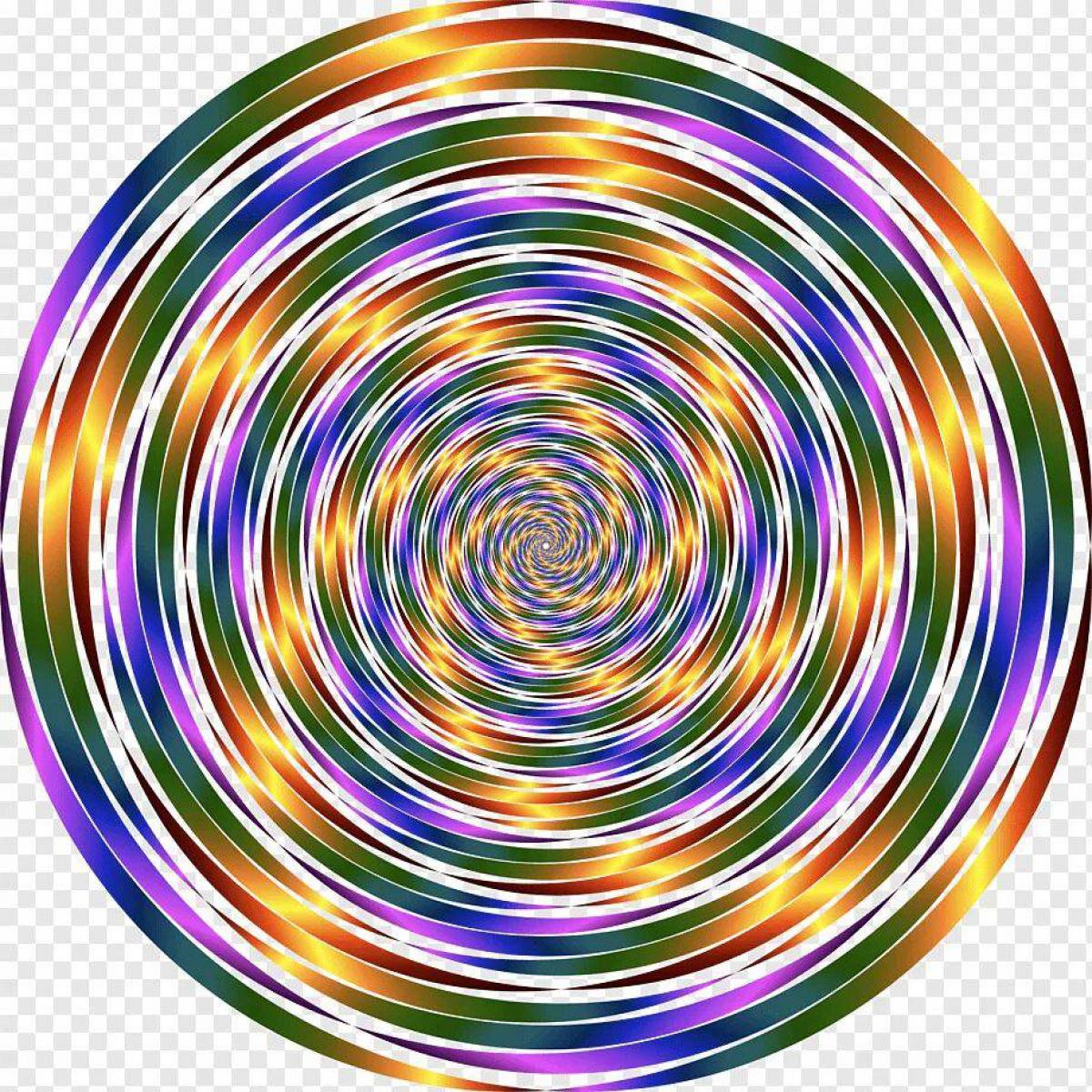 Картинка по кругу спираль #27
