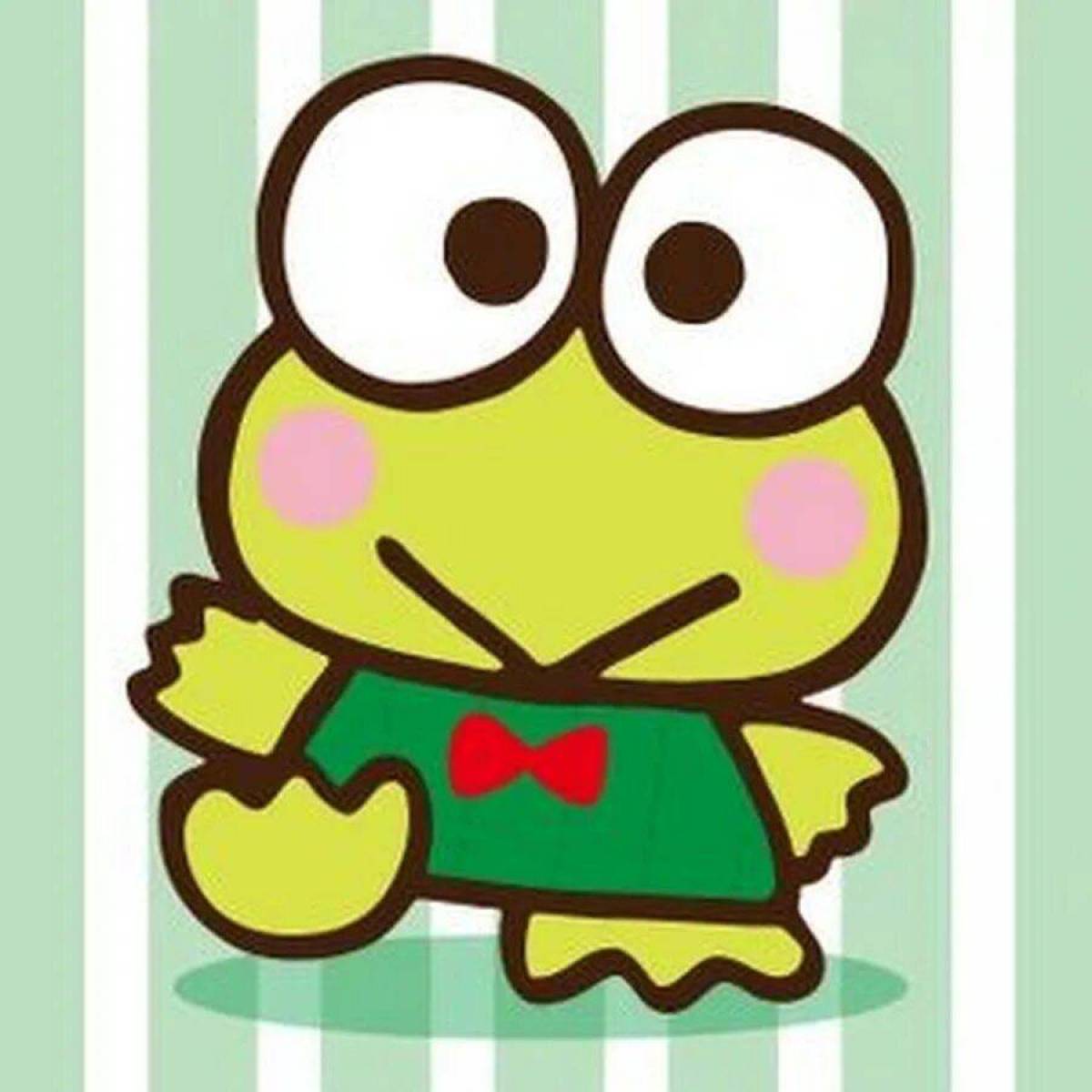 Лягушка из hello kitty