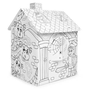 Раскраска картонный дом #39 #336243