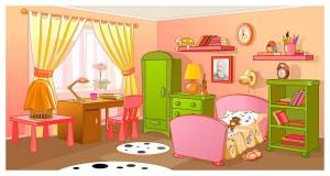 Раскраска квартира с мебелью для детей #1 #338100