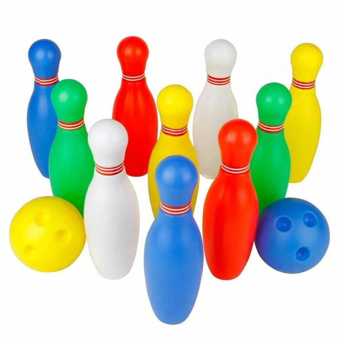 Детский боулинг. Набор боулинг Bowling Set 10 кеглей 2 шара. Игра боулинг (10 кеглей + 2 шара) BTG-038. Спортивные игрушки для детей. Детские кегли для боулинга.