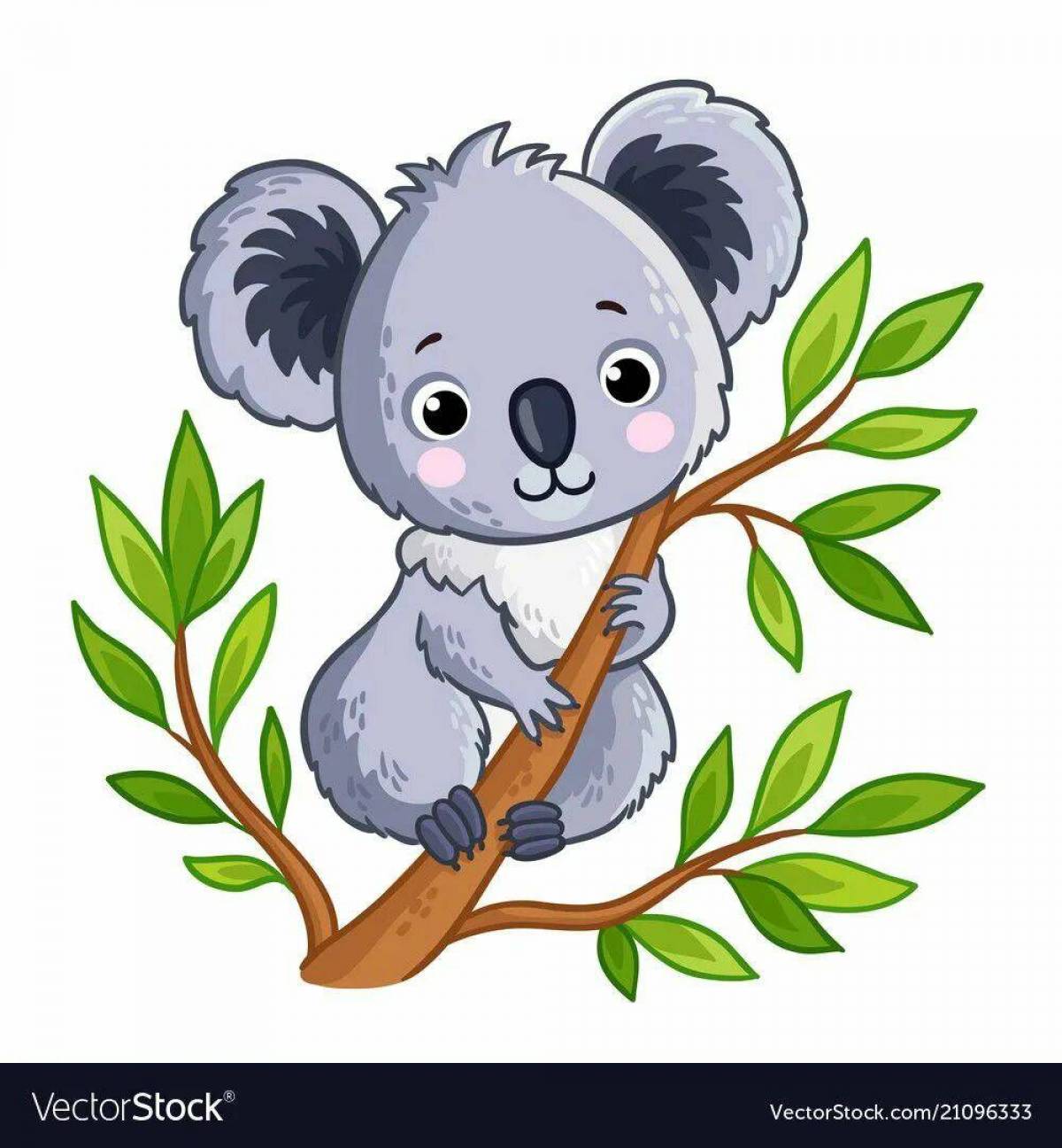 Детская коала. Мультяшные коалы. Коала рисунок мультяшный. Коала с ребенком. Куала рисунок для детей.