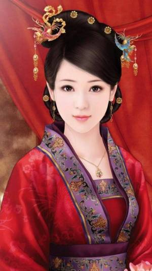 Раскраска китайские девушки #5 #340627