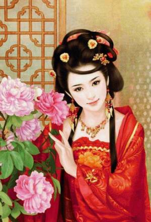 Раскраска китайские девушки #31 #340653