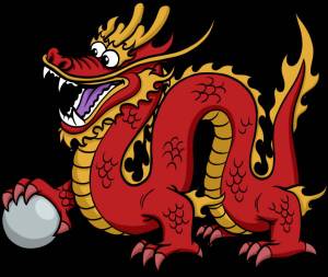 Раскраска китайский дракон для детей #1 #340695