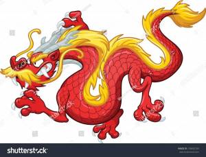 Раскраска китайский дракон для детей #16 #340710