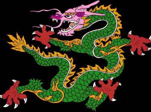 Раскраска китайский дракон для детей #17 #340711
