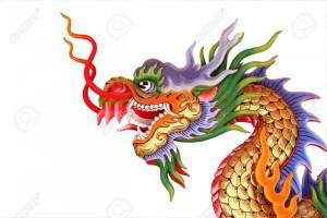 Раскраска китайский дракон для детей #19 #340713