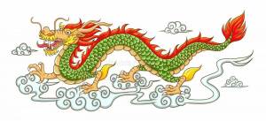 Раскраска китайский дракон для детей #20 #340714