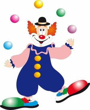Раскраска клоун для детей 6 7 лет #21 #341707