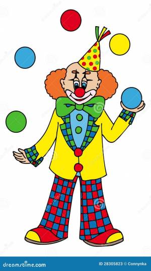 Раскраска клоун для детей 6 7 лет #25 #341711