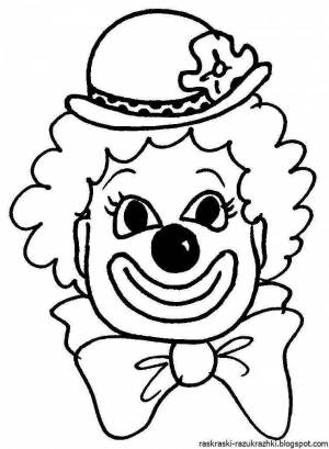 Раскраска клоун рисунок для детей для #3 #341763