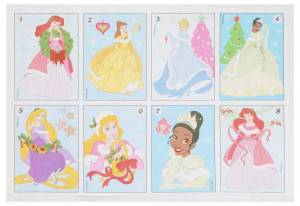 Раскраска книжка принцессы наклейки #9 #342443