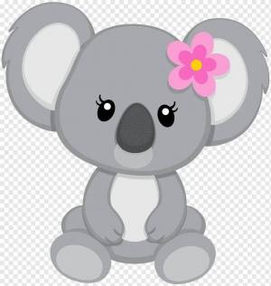 Раскраска коала для детей #4 #342773