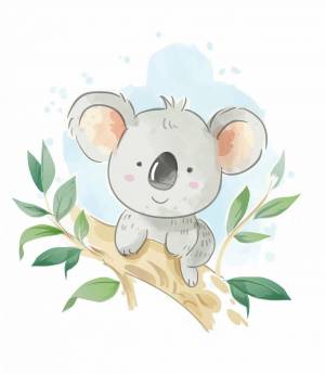 Раскраска коала для детей #16 #342785