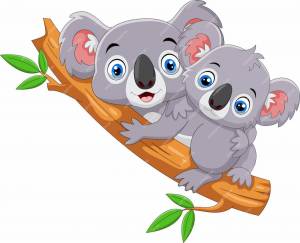 Раскраска коала для детей #23 #342792