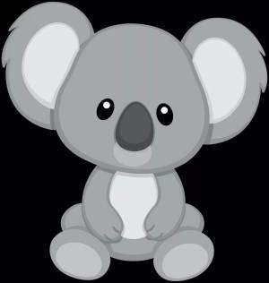 Раскраска коала для детей #27 #342796