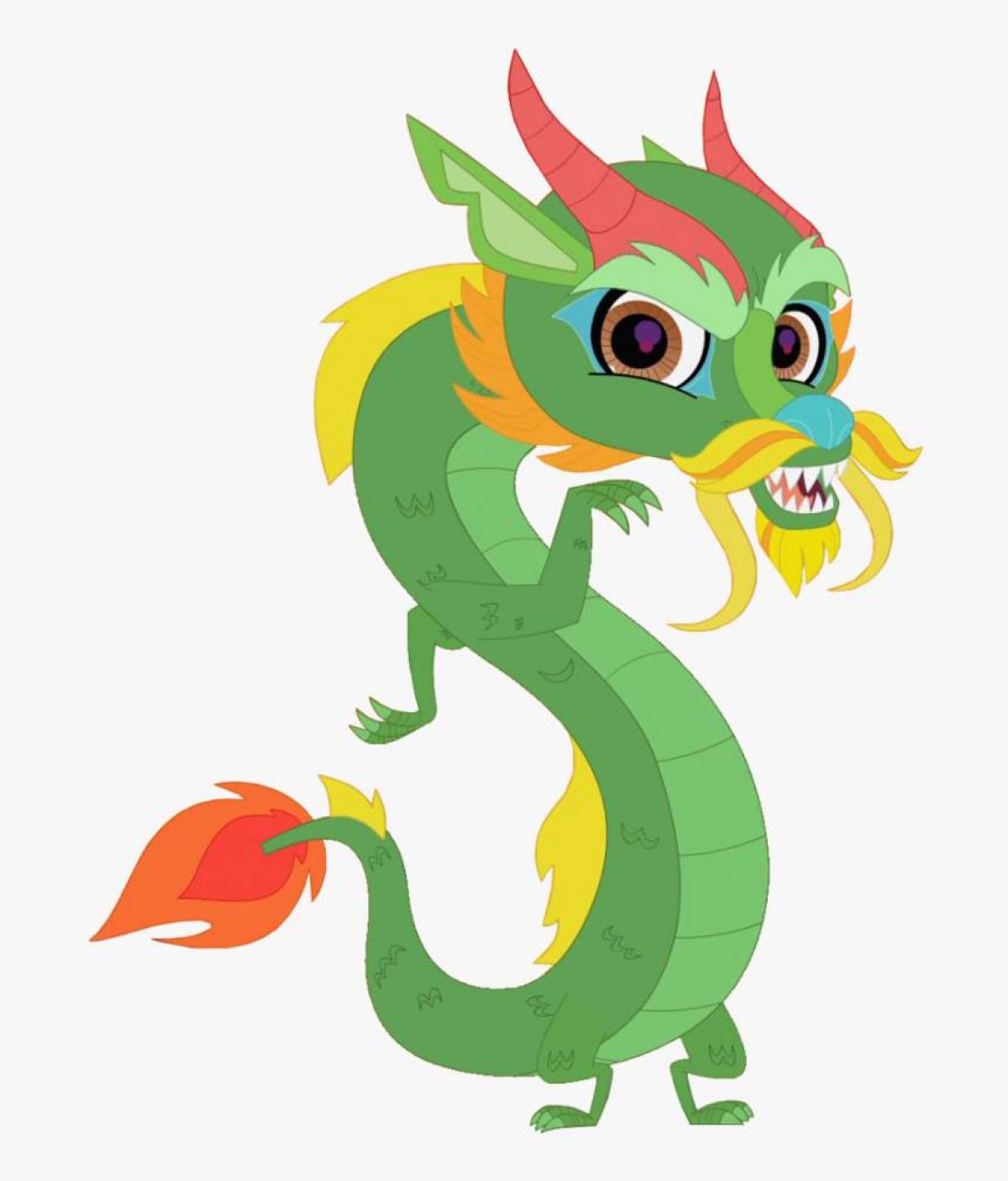 Китайский дракон для детей #6