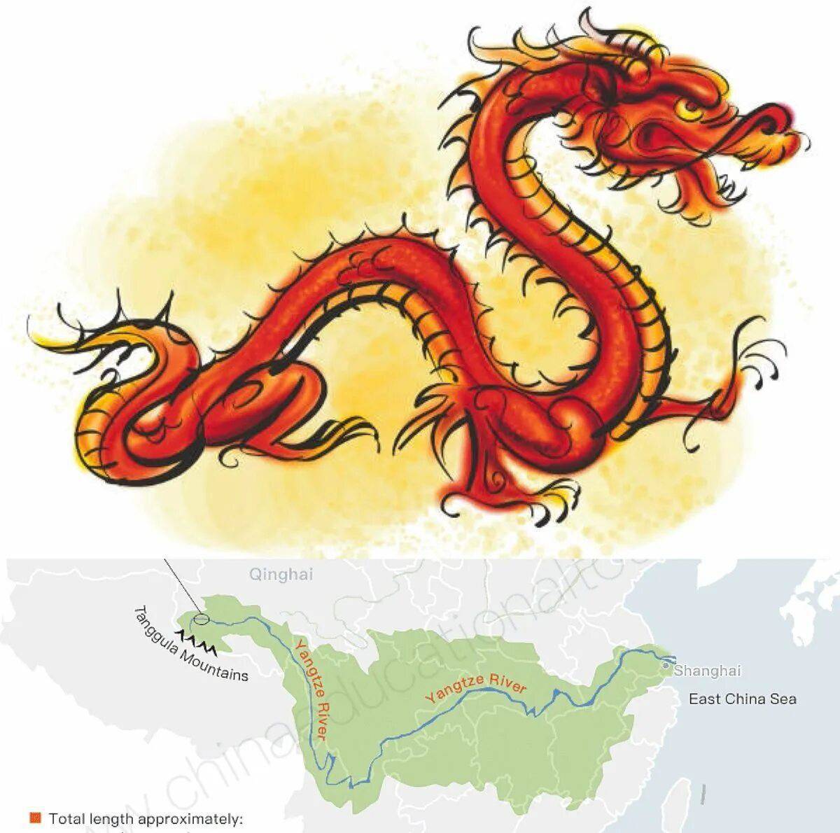 Китайский дракон для детей #10