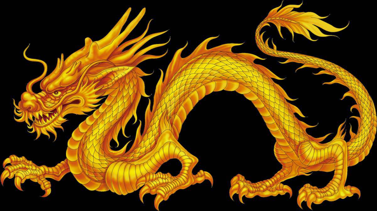 Китайский дракон для детей #13