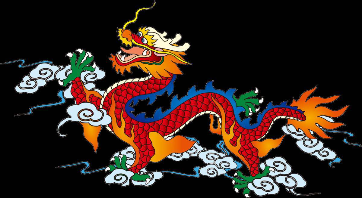 Китайский дракон для детей #23