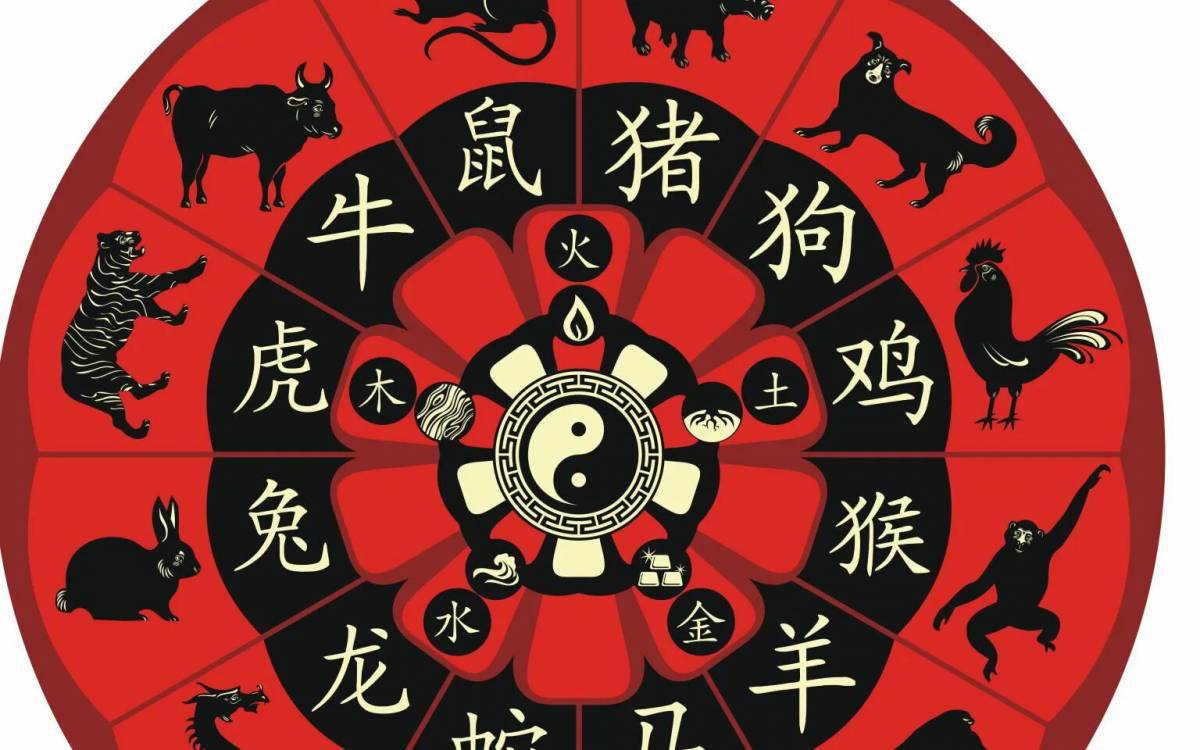 Китайский год. Восточные знаки. Знаки восточного календаря. Китайский Зодиак. 12 Животных китайская астрология.