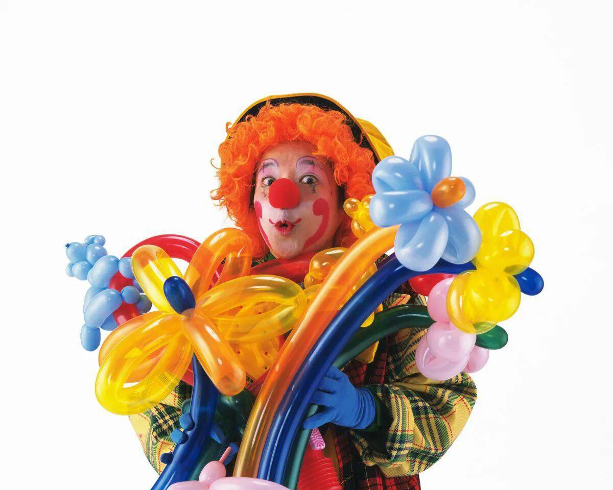 Клоун с шариками #19