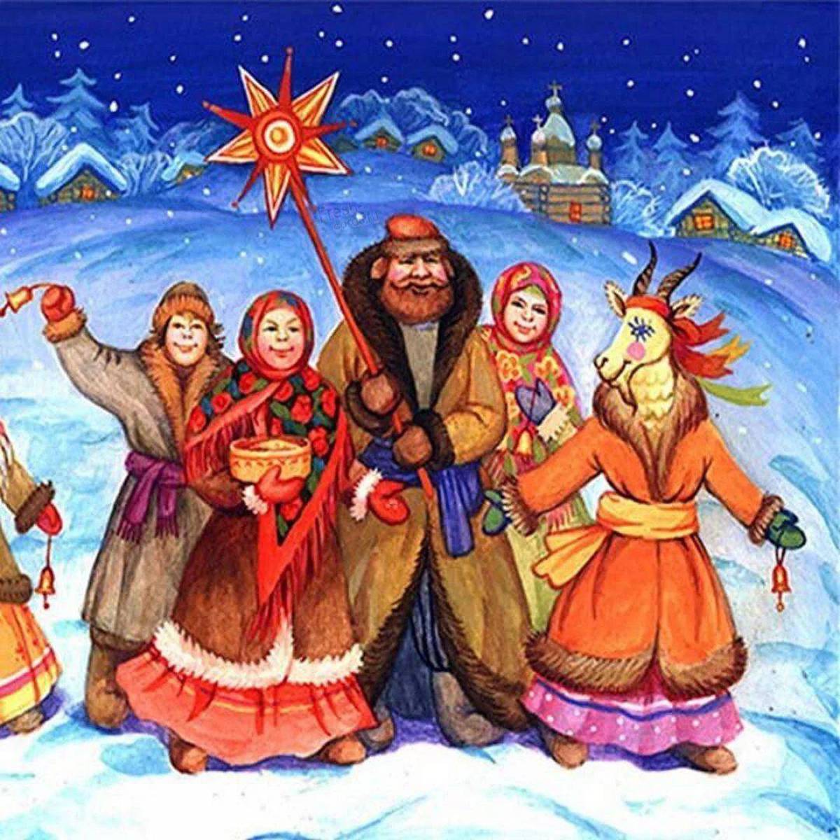 Колядки на рождество. Коляда, колядование. Колядование бог коляда. Первая коляда. Христославные колядки.