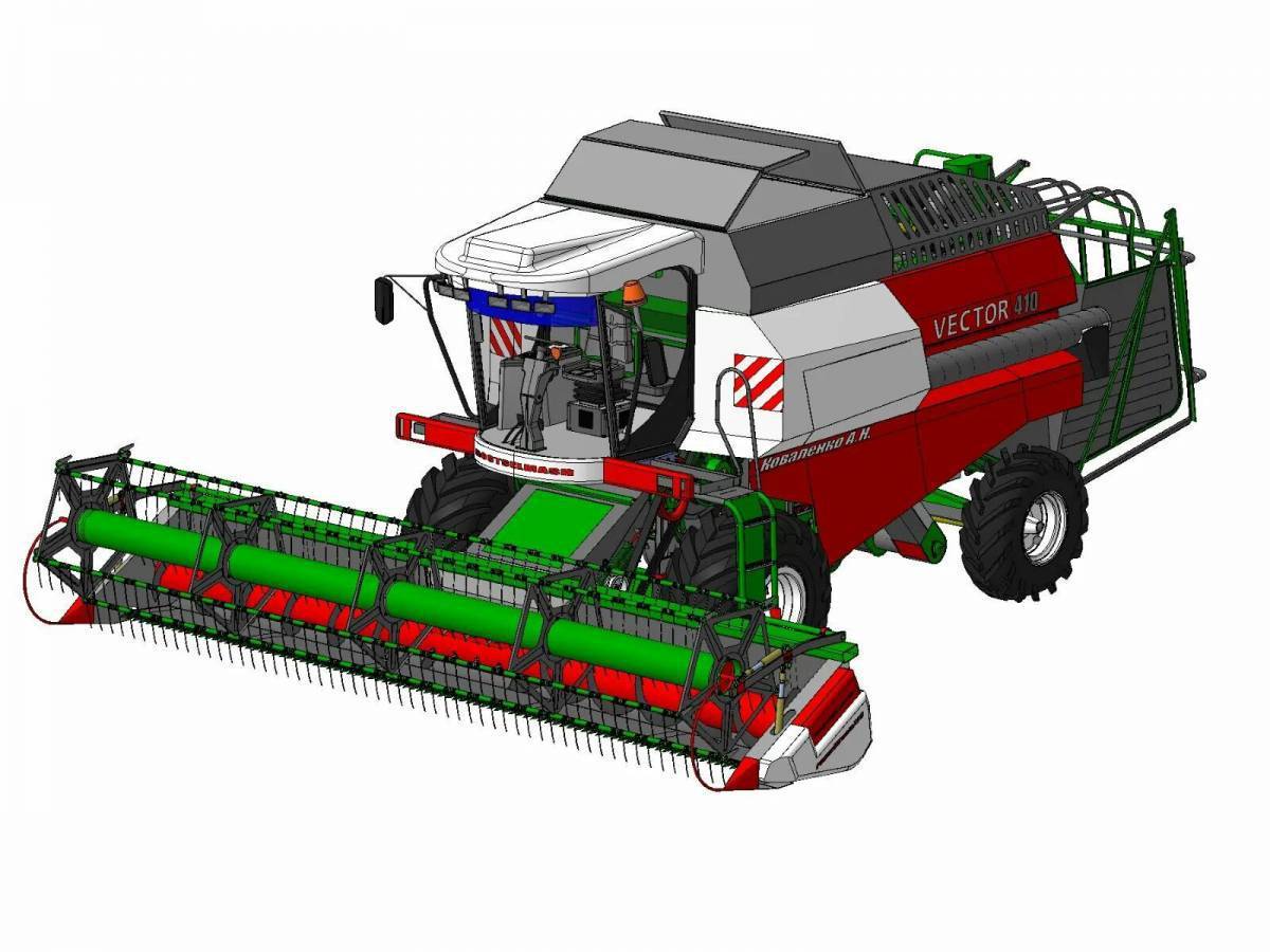 Комбайн картинка для детей