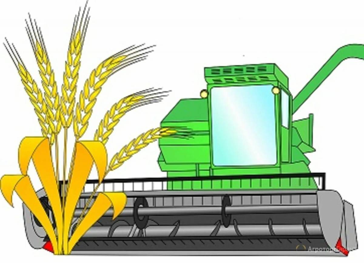 Комбайн картинка для детей