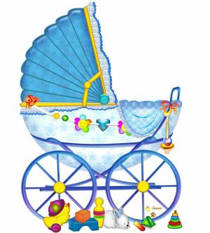 Раскраска коляска для детей #1 #344472