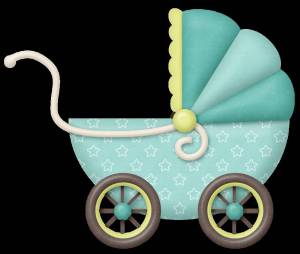 Раскраска коляска для детей #8 #344479
