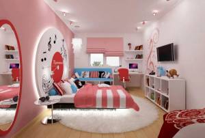 Раскраска комната для девочки #1 #344946