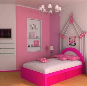 Раскраска комната для девочки #5 #344950