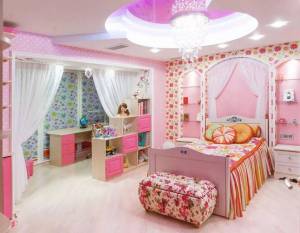 Раскраска комната для девочки #26 #344971