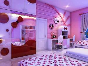 Раскраска комната для девочки #31 #344976