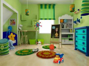 Раскраска комната для детей #4 #344988