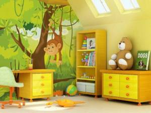 Раскраска комната для детей #10 #344994