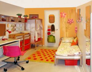 Раскраска комната для детей #12 #344996