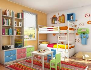 Раскраска комната для детей #23 #345007