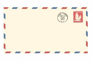 Раскраска конверт для письма #21 #345352